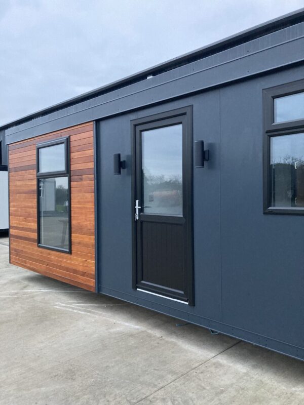 24ft x 12ft Modern Cabin | Steel Chassis with Cedar Clad Panel - Image 2